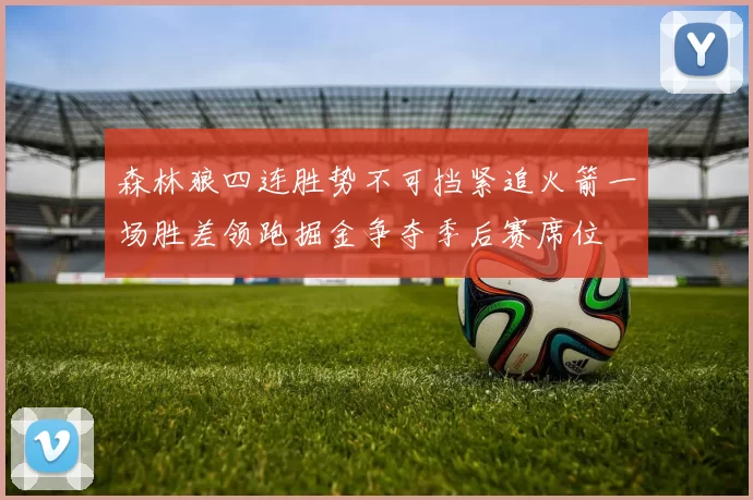 森林狼四连胜势不可挡紧追火箭一场胜差领跑掘金争夺季后赛席位