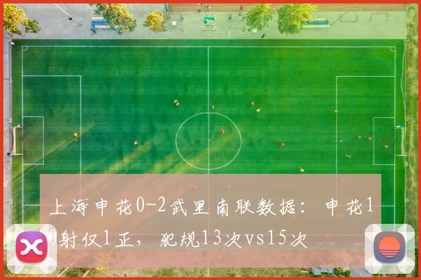 上海申花0-2武里南联数据：申花10射仅1正，犯规13次vs15次